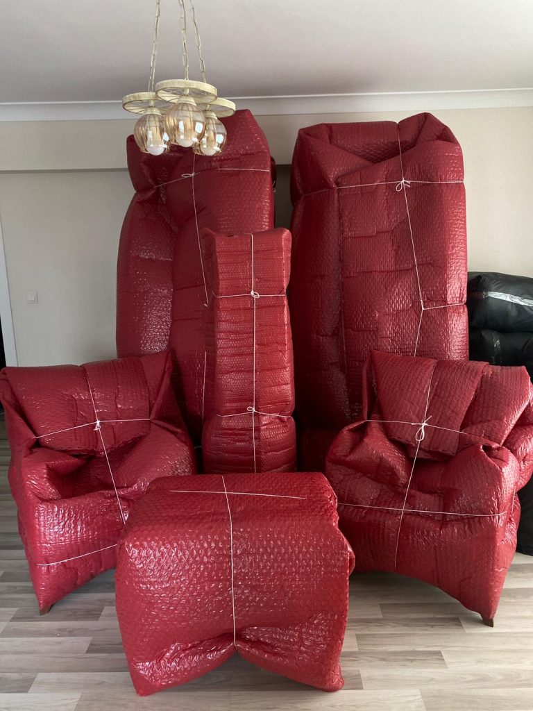 Ankara Asansörlü Nakliyat profesyonel paketleme.